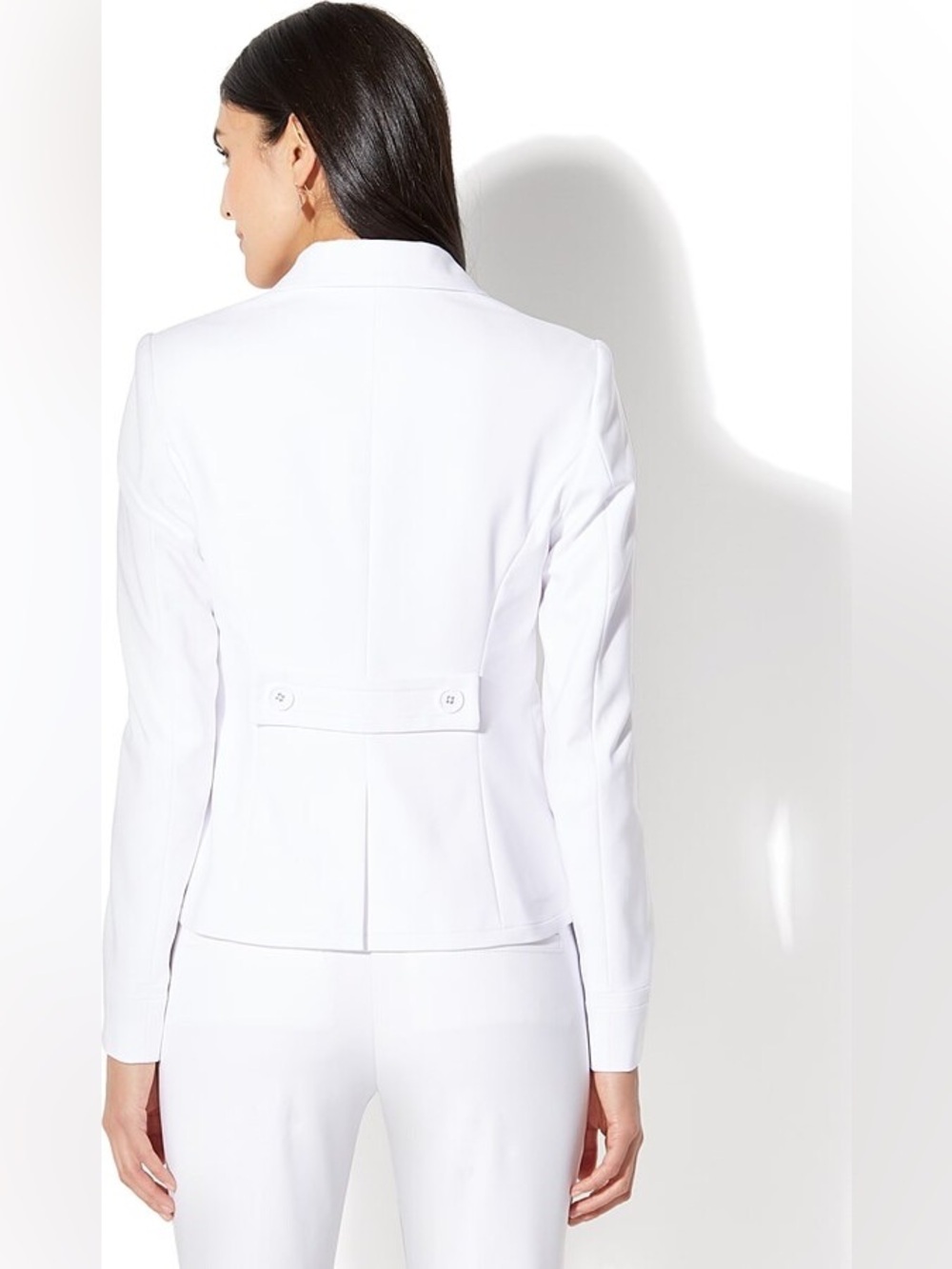 NY & Company White Women's Tailored Classic Blazer size 6 - Picture 2 of 8